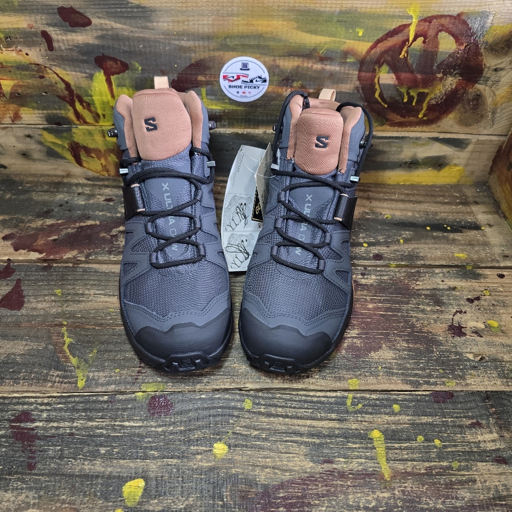 Size‎ 9 - Salomon X Ultra 4 GORE-TEX Mid Ebony Mocha Mousse Women - Picture 2 of 8